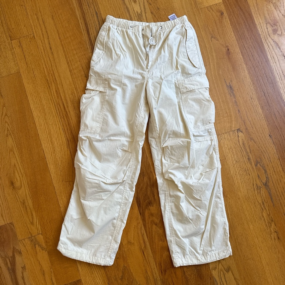 TNA Off-White Cargo Pants